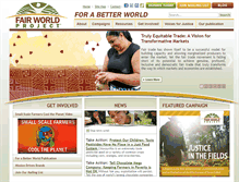 Tablet Screenshot of fairworldproject.org